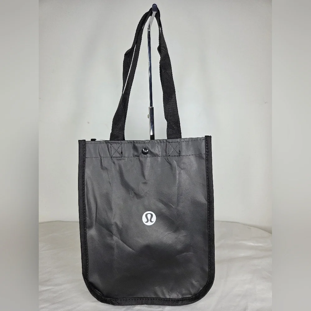 Lululemon Black Reusable Shopping Bag